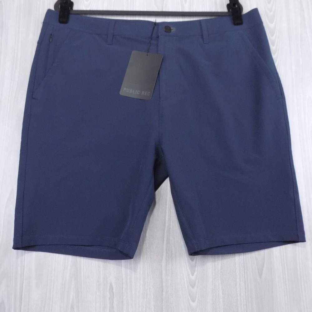 Public Rec Workday Short Mens 40 Navy Stretch Breathable NEW